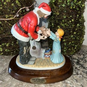 Flambro Emmett Kelly Jr Signature Collection- SPIRIT OF CHRISTMAS  #9728